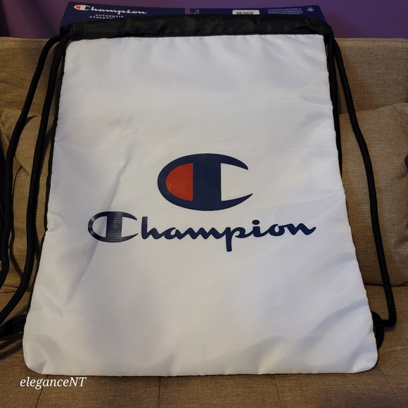 Champion Double Up 2-Sided Carrysack Black/White Gym Sack NWT - Picture 6 of 7